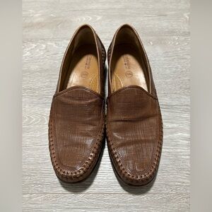 Florsheim Men’s Black Bio Comfort Woven Vamp Slip-on Loafers  12046 221 Size 11